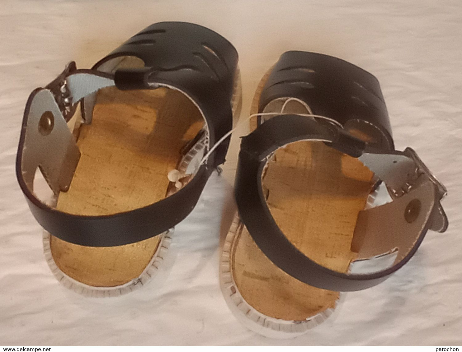 Sandale Bébé Baby Made In Italy Taille 20 Soit 13cm Cuir Liège élastomère Neuve! - Chaussures
