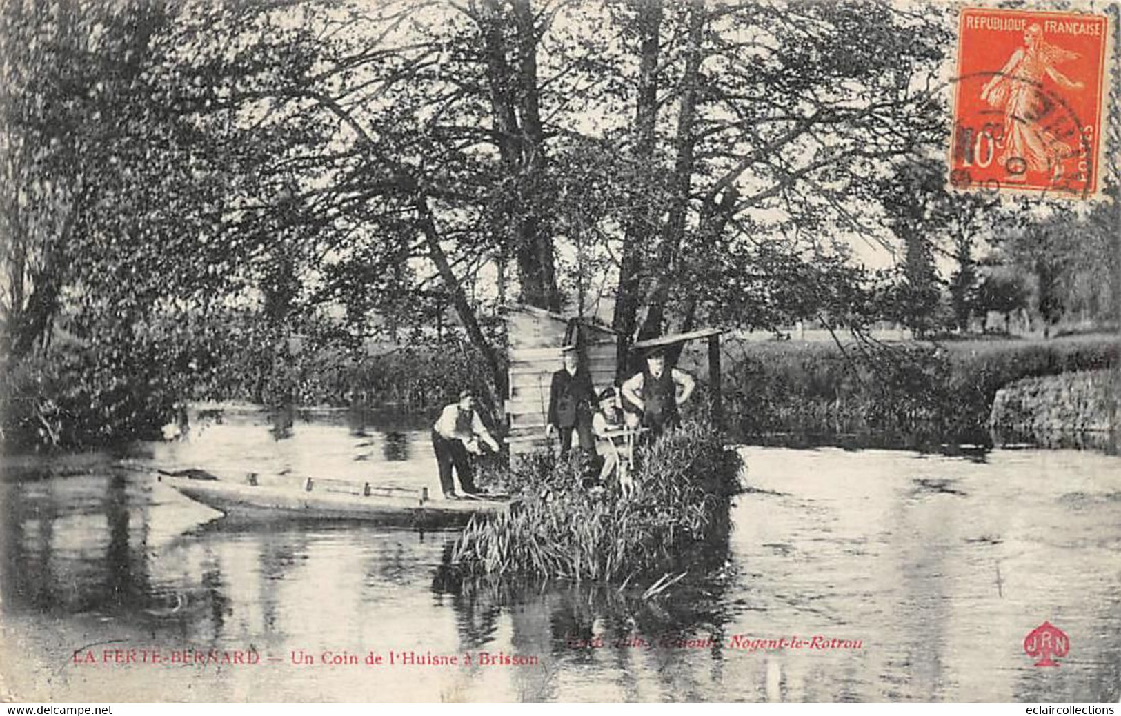 La Ferté Bernard         72         Un Coin De L'Huisne à Brisson       Carte Molle          (voir Scan) - La Ferte Bernard