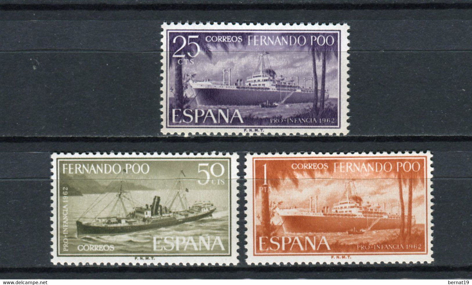 Fernando Poo 1962. Edifil 207-09 X 2 ** MNH - Fernando Po