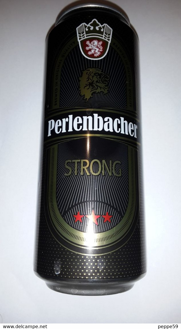 Lattina Italia - Birra Perlenbacher Strong - 50 Cl - ( Vuota ) - Cannettes