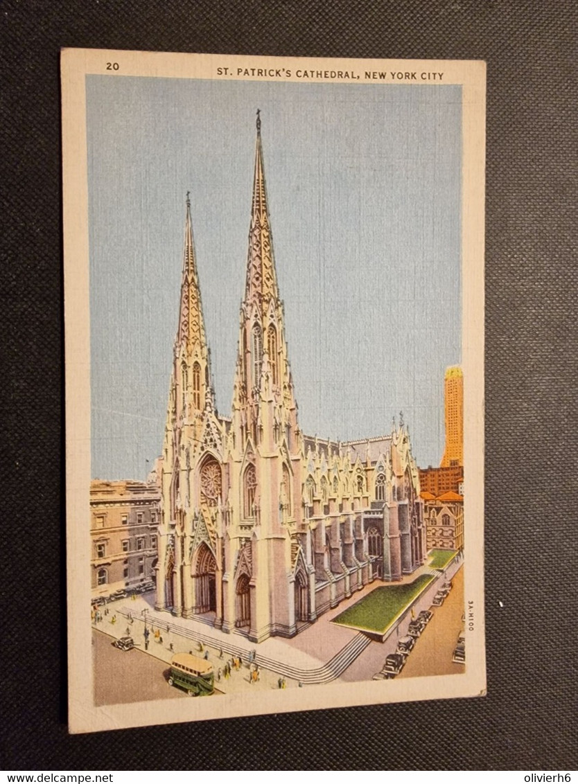 CP ETATS-UNIS (V1503) NEW YORK CITY (2 Vues) St. Patrick's Cathedral - Églises