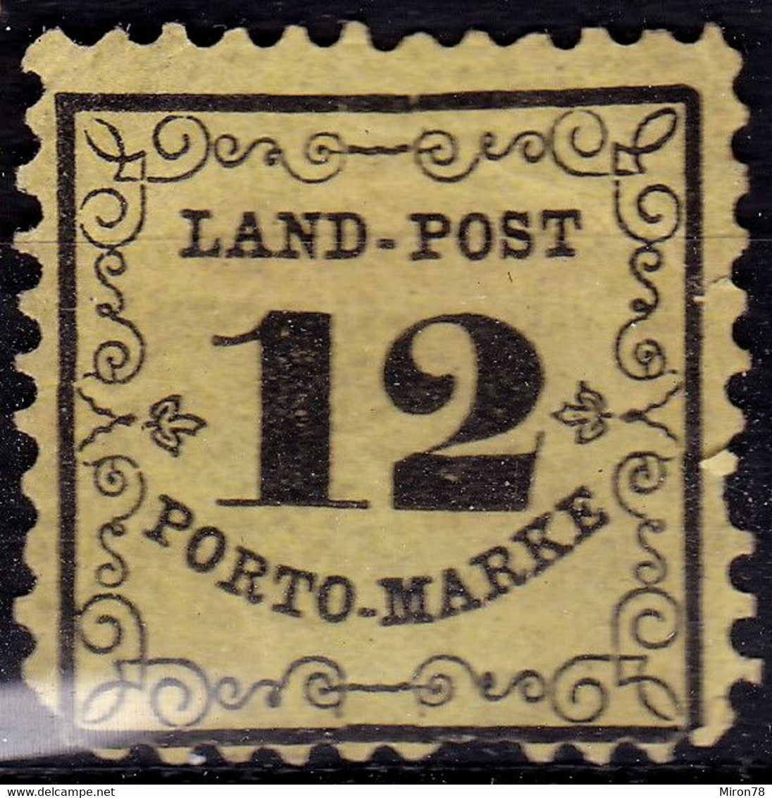 Stamp Baden 1862 12kr Mint Lot59 - Mint