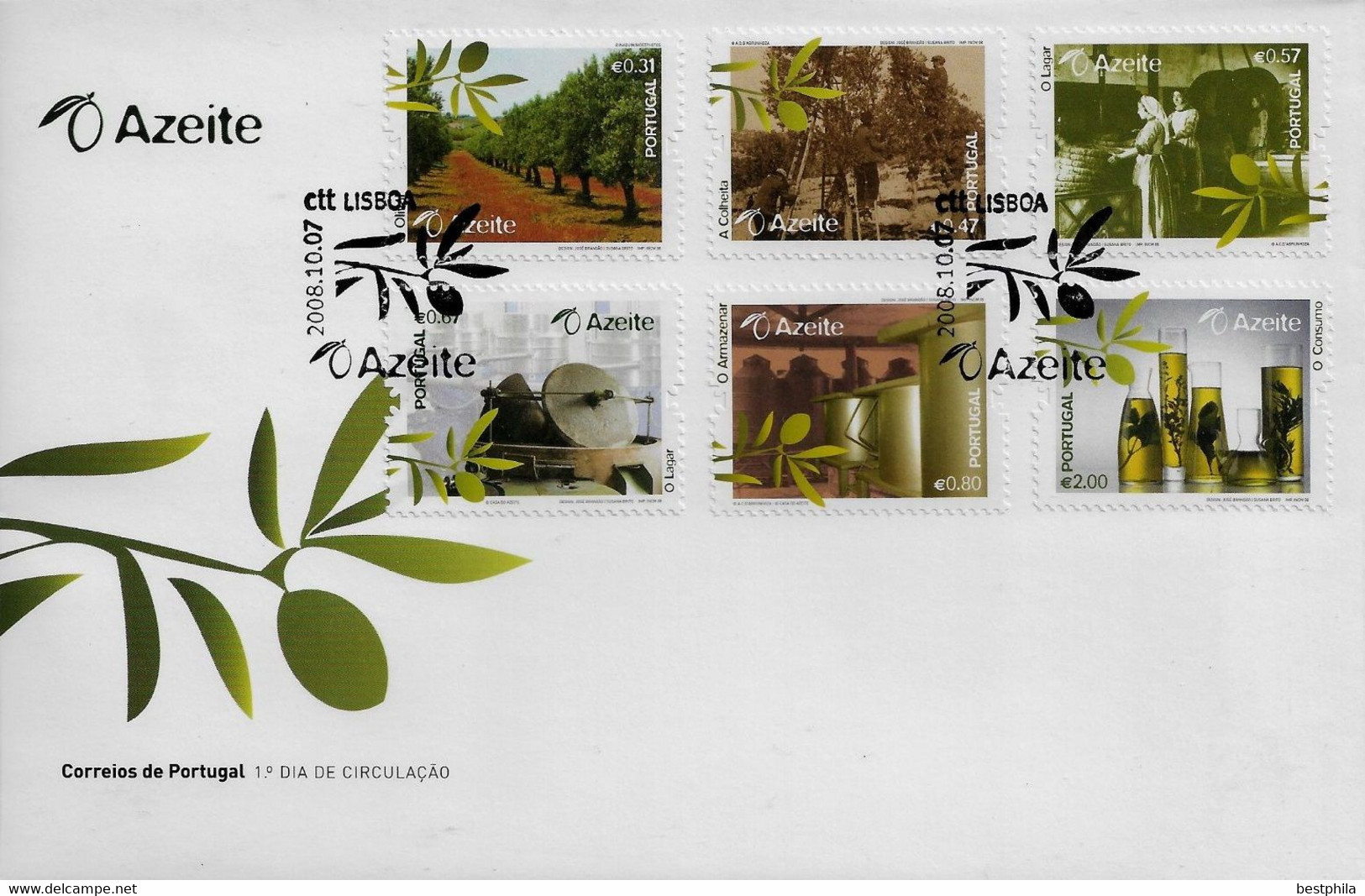 Portugal - 2008 - There Are 5 Different Of FDC In The Special Book - (See 7 Scan) - It Looks So Clean - Boek Van Het Jaar