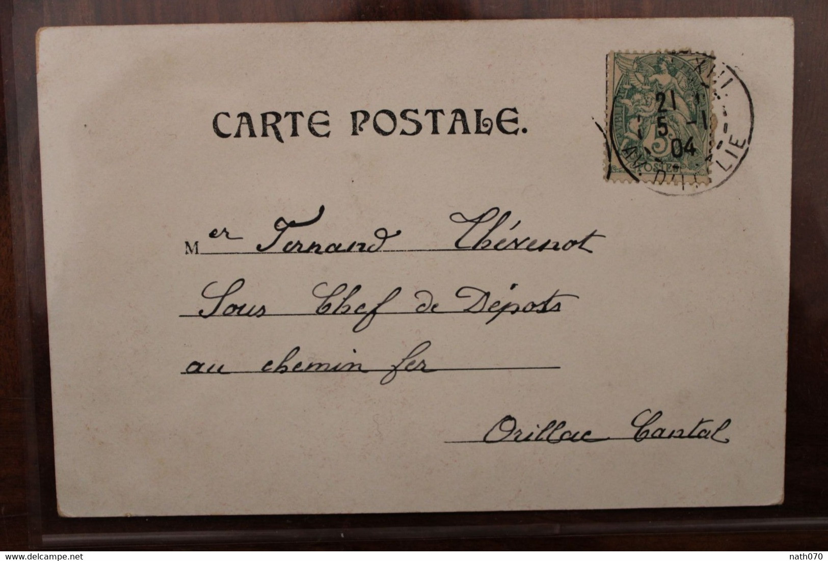 AK 1904 Cpa Femme élégante Brillants En Relief Voyagée Pour Aurillac Cantal - Femmes
