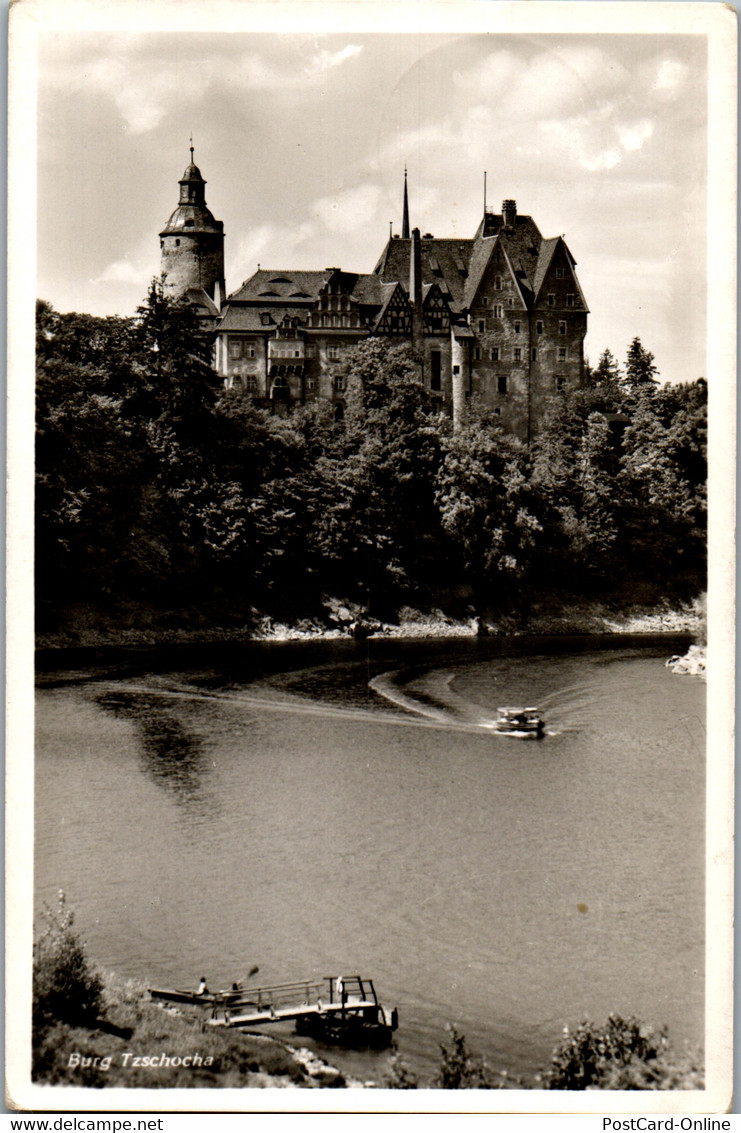 40801 - Deutschland - Schlesien , Burg Tzschocha An Der Talsperre Marklissa - Gelaufen - Schlesien