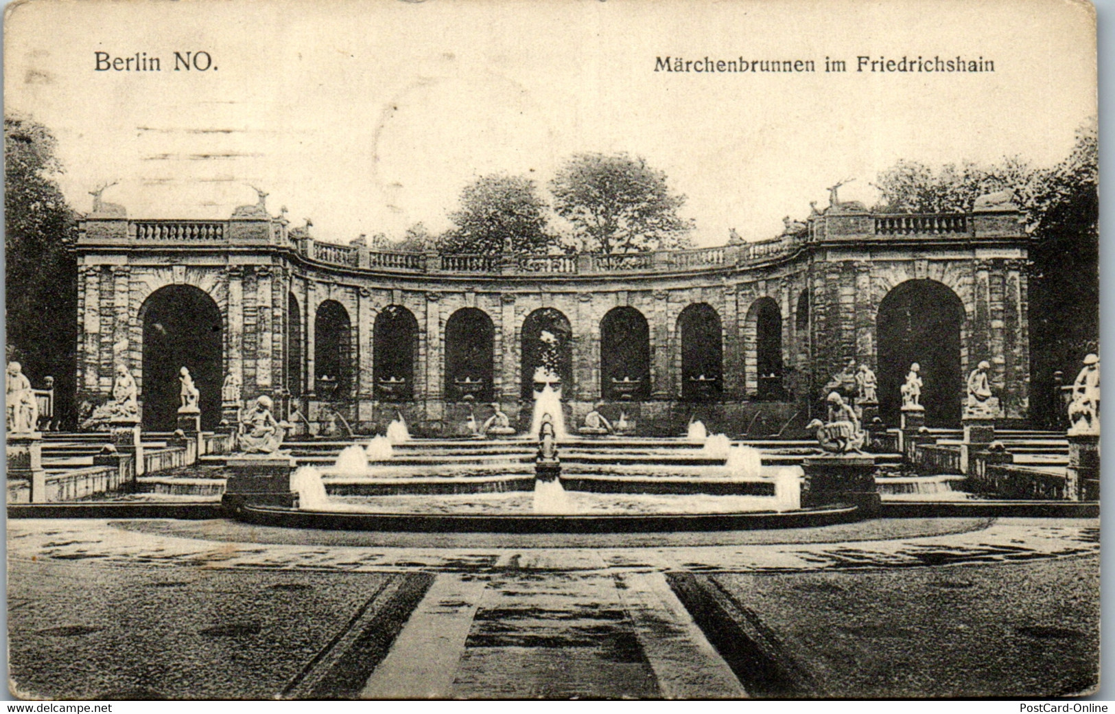 40816 - Deutschland - Berlin NO , Märchenbrunnen Im Friedrichshain - Gelaufen - Friedrichshain