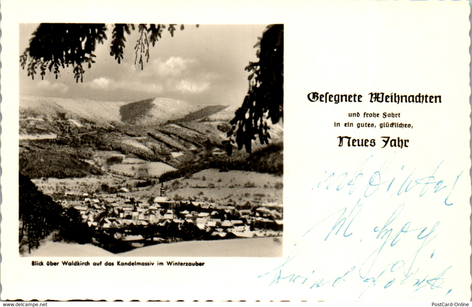 40836 - Deutschland - Blick über Waldkirch Auf Das Kandelmassiv Im Winterzauber , No AK , Keine AK - - Waldkirch