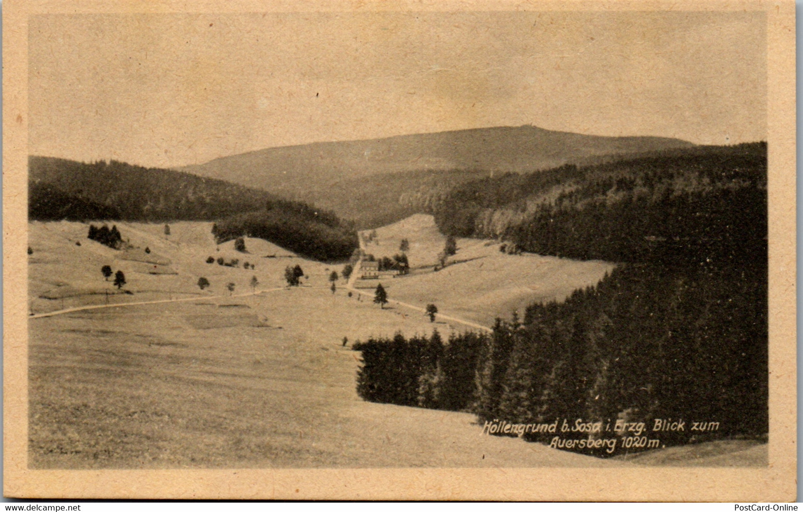 40954 - Deutschland - Höllengrund Bei Sosa I. Erzgebirge , Blick Zum Auersberg - Nicht Gelaufen - Sosa