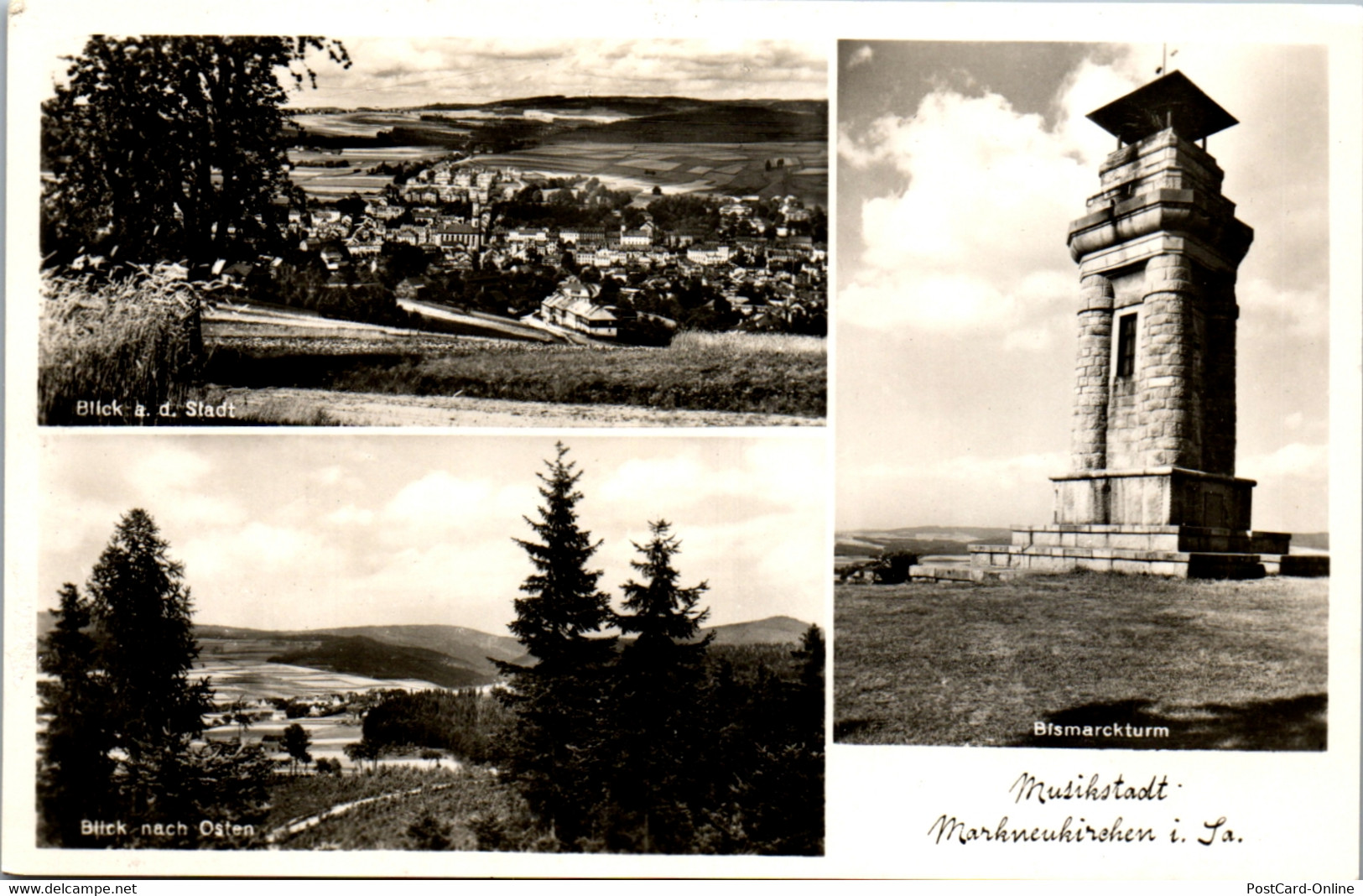 40956 - Deutschland - Markneukirchen I. Sa. , Musikstadt , Bismarckturm , Mehrbildkarte - Nicht Gelaufen - Markneukirchen