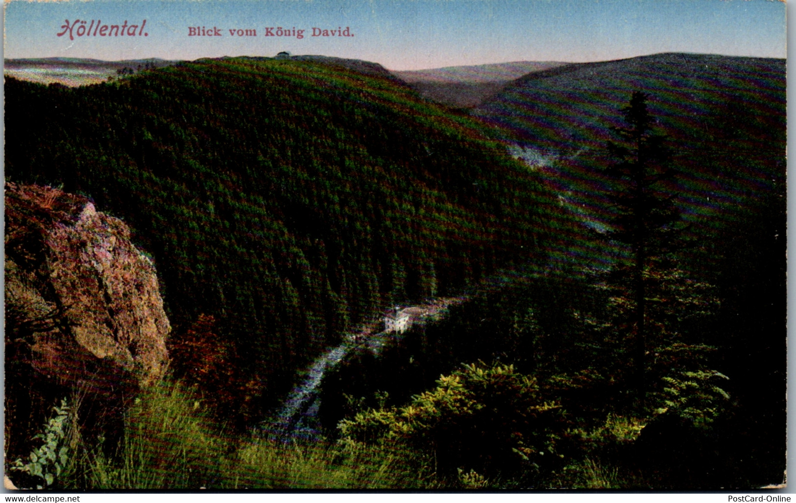 40991 - Deutschland - Höllental , Blick Vom König David - Nicht Gelaufen - Höllental