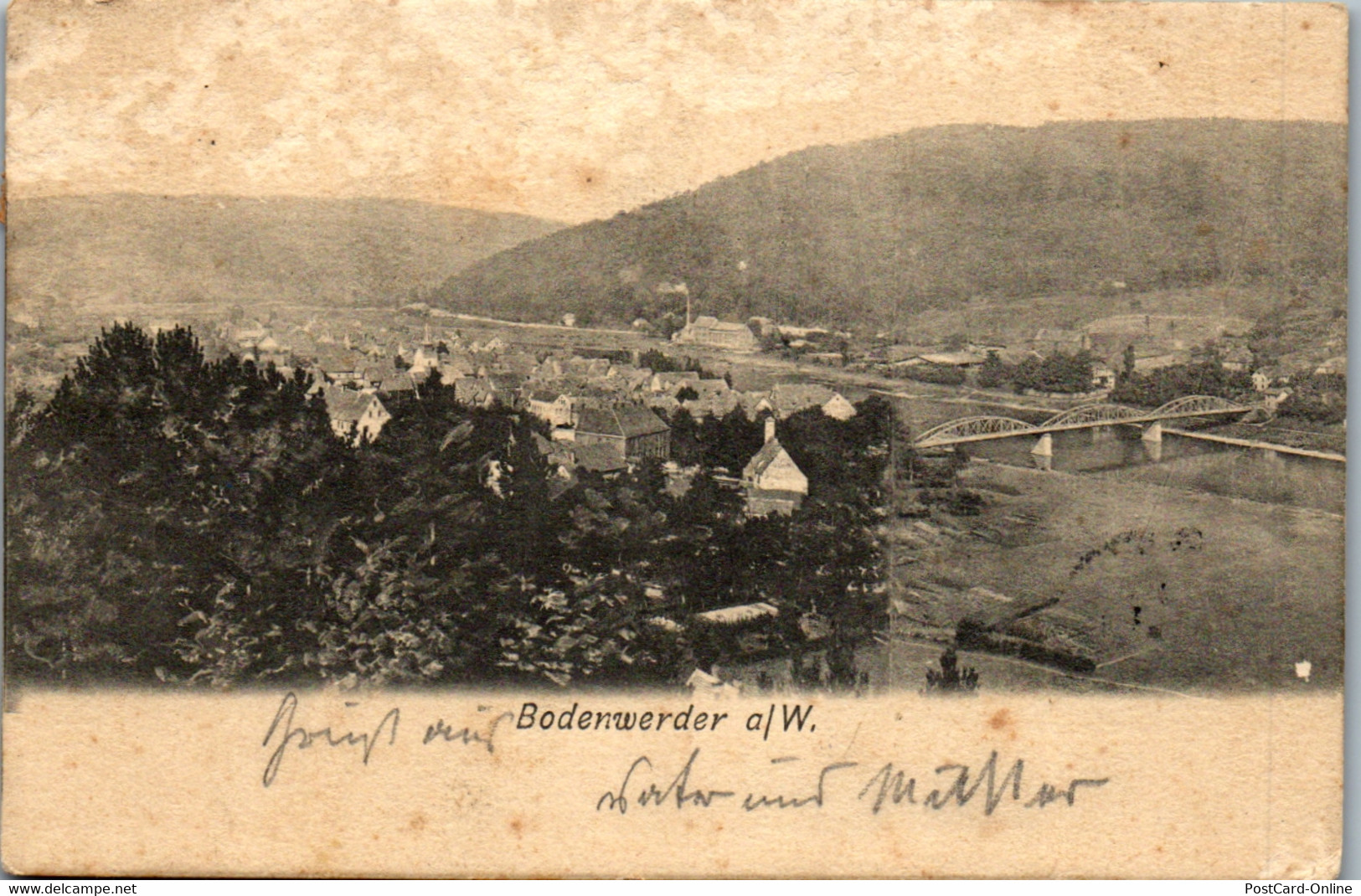 41042 - Deutschland - Bodenwerder An Der Weser , Panorama - Gelaufen - Bodenwerder