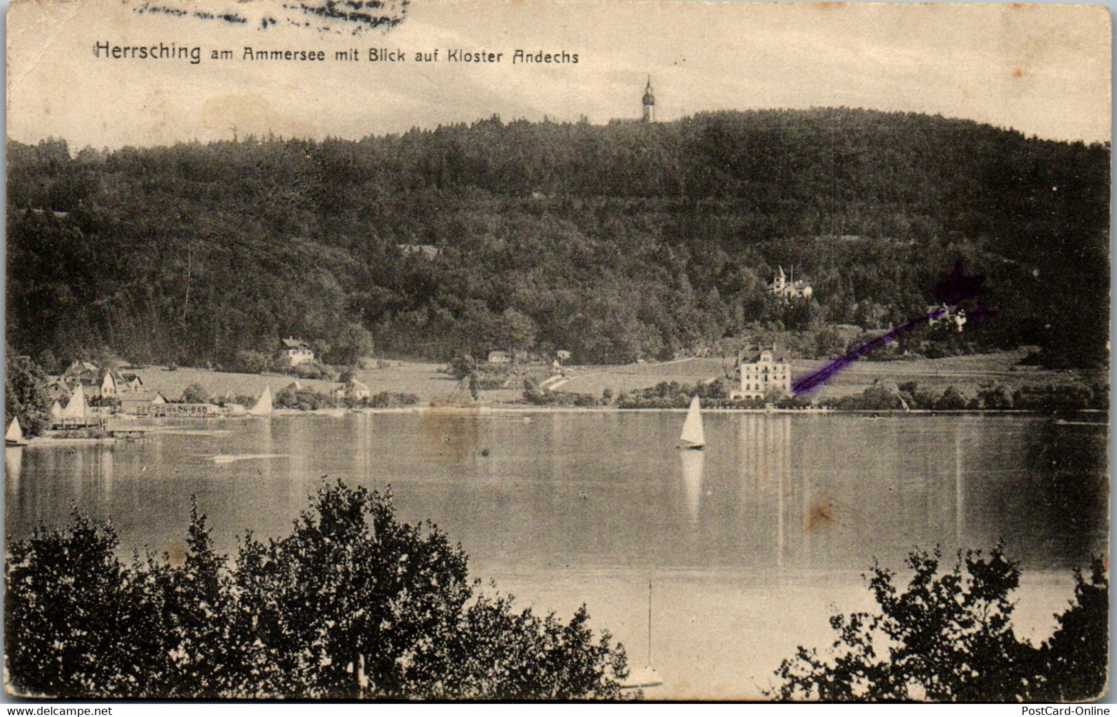 41207 - Deutschland - Herrsching Am Ammersee Mit Blick Auf Kloster Andechs - Gelaufen - Herrsching