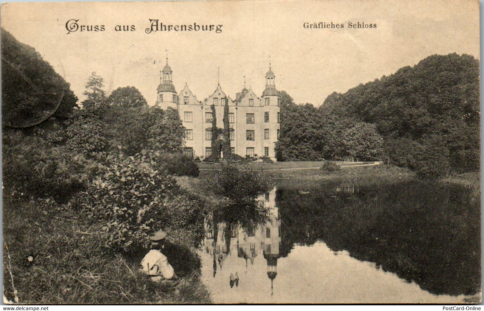 41371 - Deutschland - Ahrensburg , Gruss Aus , Gräfliches Schloss - Gelaufen - Ahrensburg