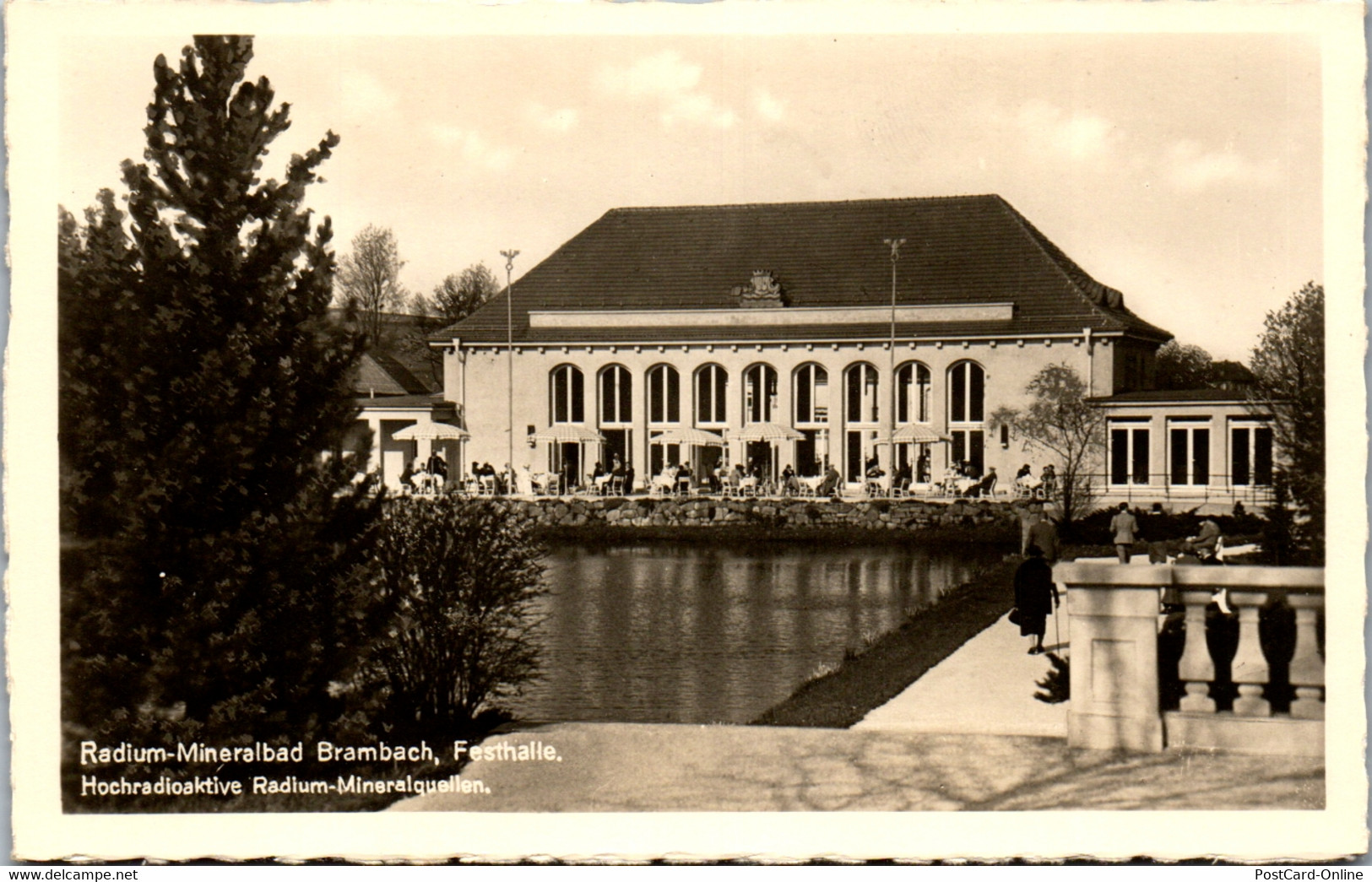 41431 - Deutschland - Brambach , Radium Mineralbad , Festhalle , Hochradioaktive Mineralquellen - Nicht Gelaufen - Bad Brambach