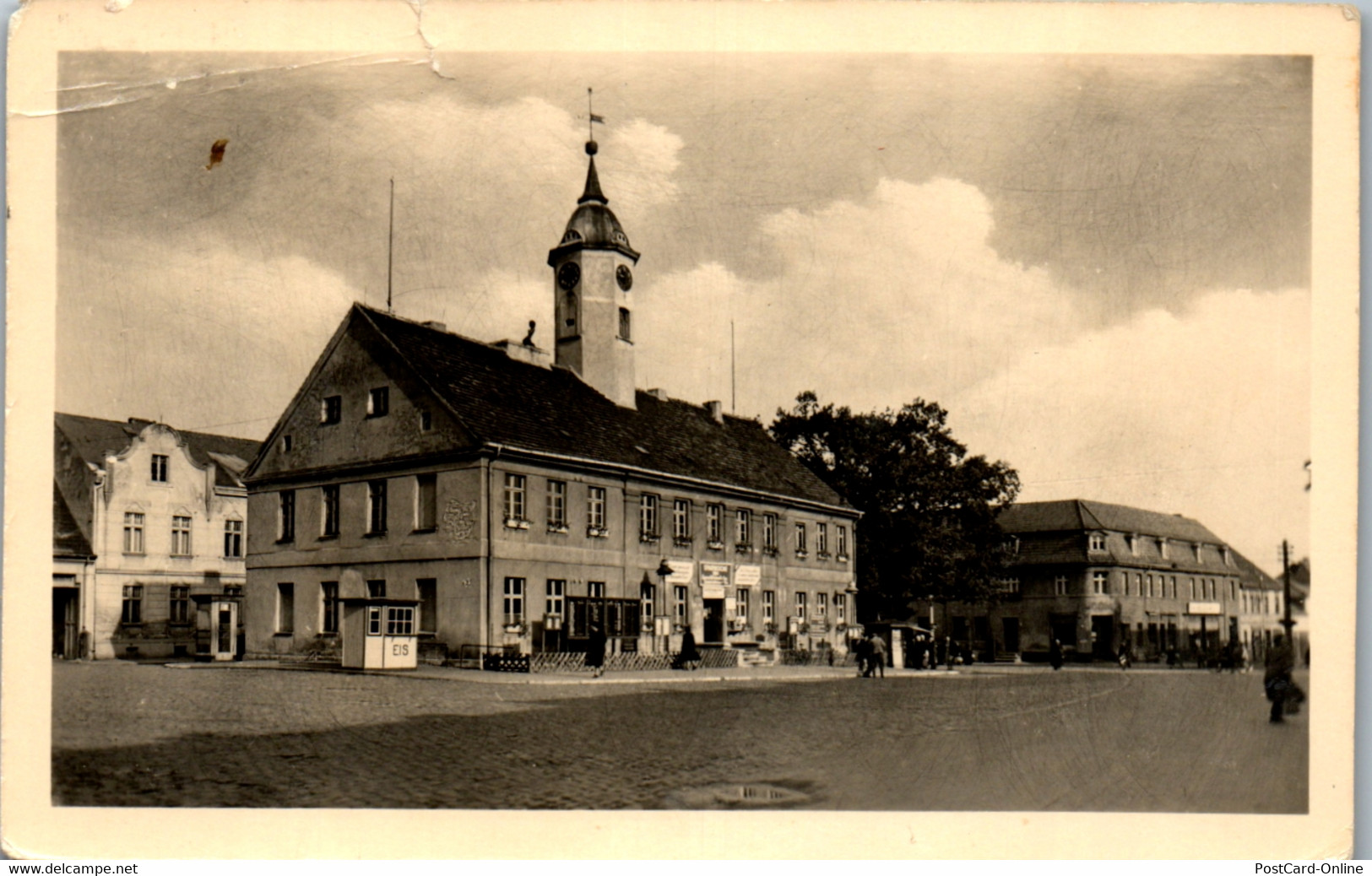 41493 - Deutschland - Zehdenick , Marktplatz Mit Rathaus , L. Beschädigt - Gelaufen - Zehdenick