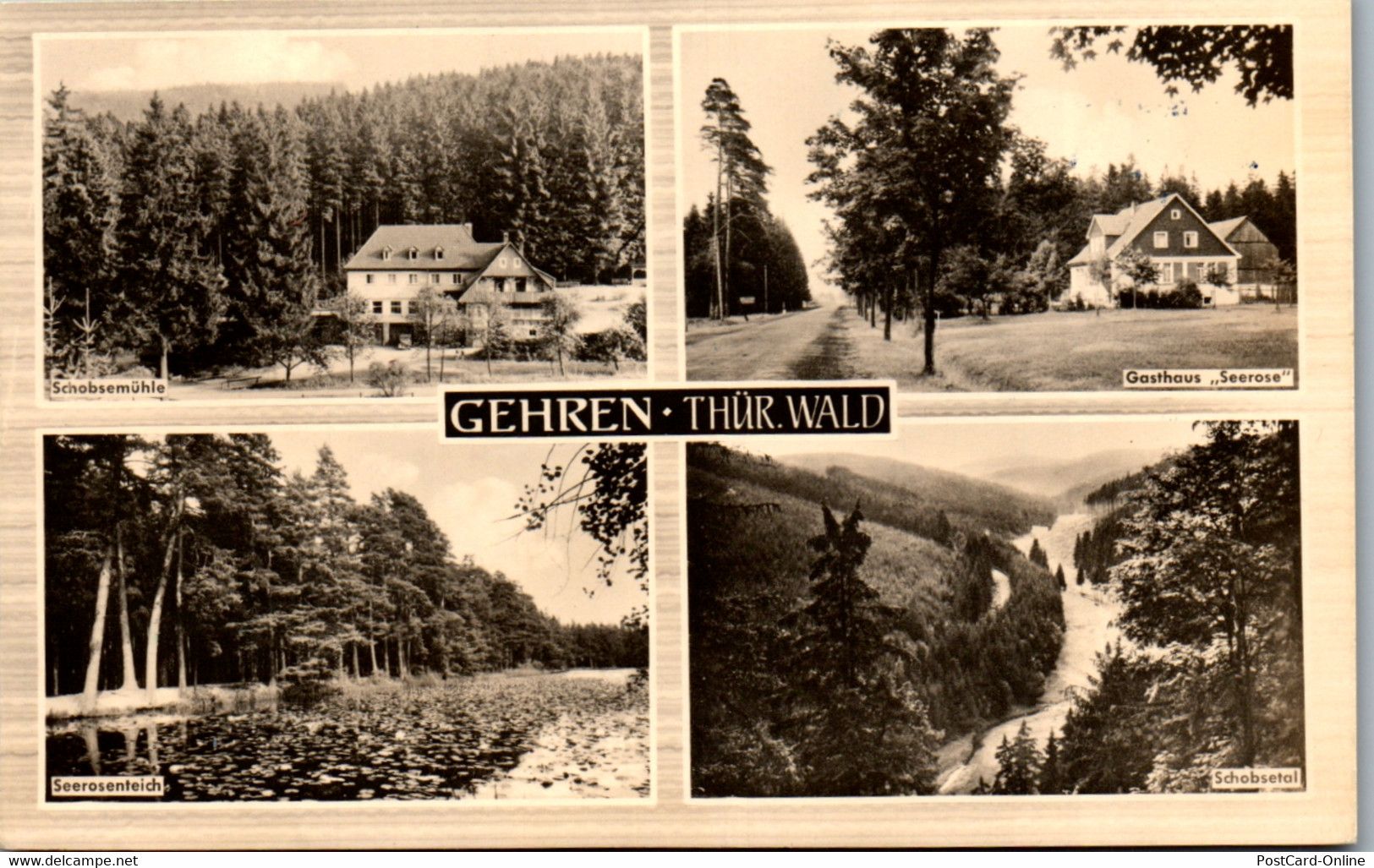 41533 - Deutschland - Gehren I. Thür. Wald , Schobsetal , Seerosenteich , Gasthaus Seerose , Mühle - Gelaufen - Gehren