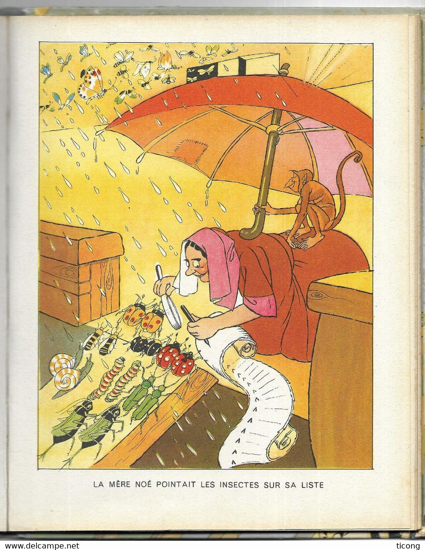 L ARCHE DE NOE DE MAGDELEINE DU GENESTOUX, ILLUSTRATIONS FELIX LORIOUX, 1ERE EDITION MICKEY PRESENTE HACHETTE 1934 - Hachette