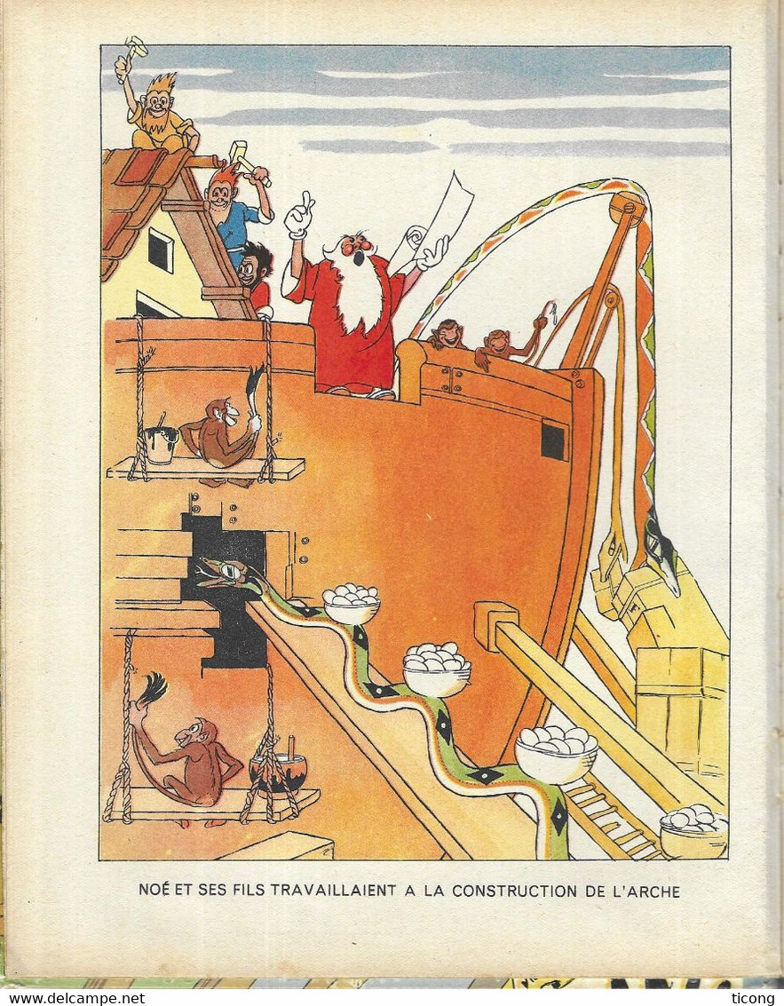 L ARCHE DE NOE DE MAGDELEINE DU GENESTOUX, ILLUSTRATIONS FELIX LORIOUX, 1ERE EDITION MICKEY PRESENTE HACHETTE 1934 - Hachette