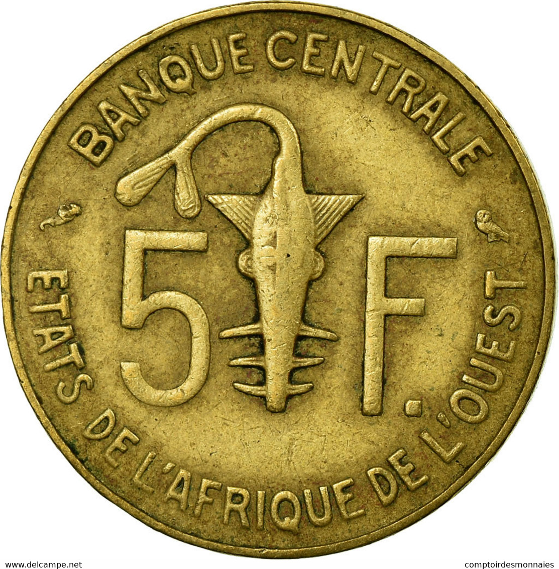 Monnaie, West African States, 5 Francs, 1969, Paris, TTB - Costa De Marfil