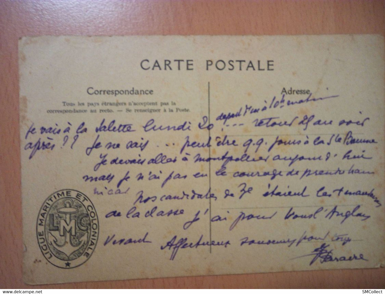 Illustrateur Haffner. Paquebot Postal Et Cargo De La Ligue Maritime Et Coloniale Française (A15p38) - Haffner