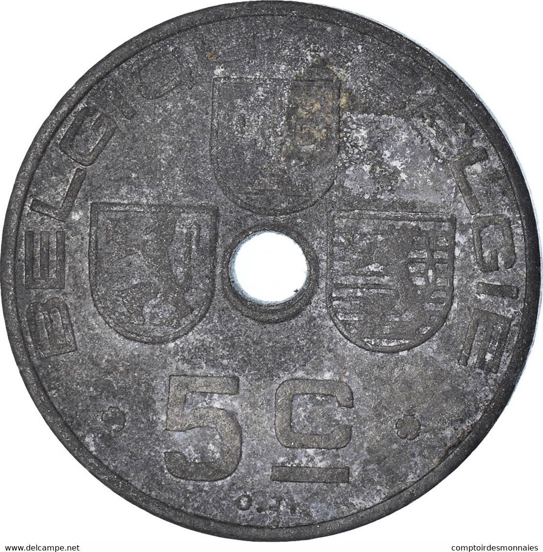 Monnaie, Belgique, 5 Centimes, 1943 - 5 Cents