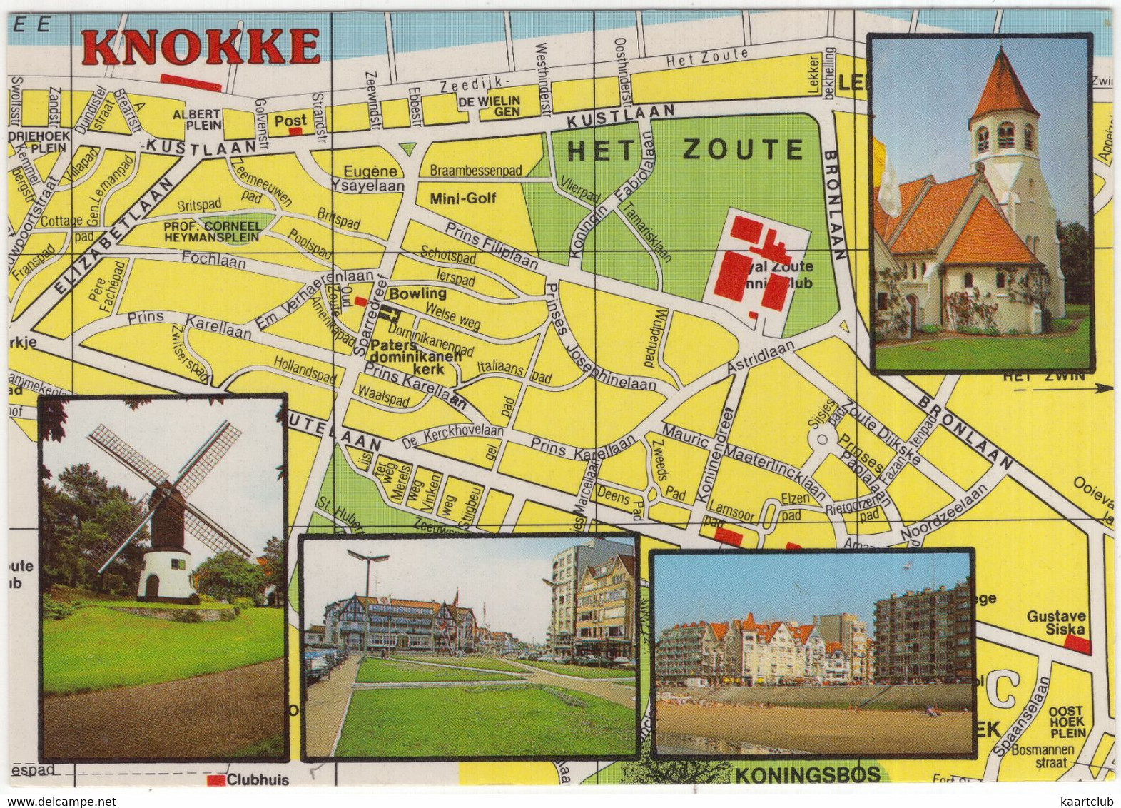 Knokke - (België/Belgique) - Stadsplan - Knokke
