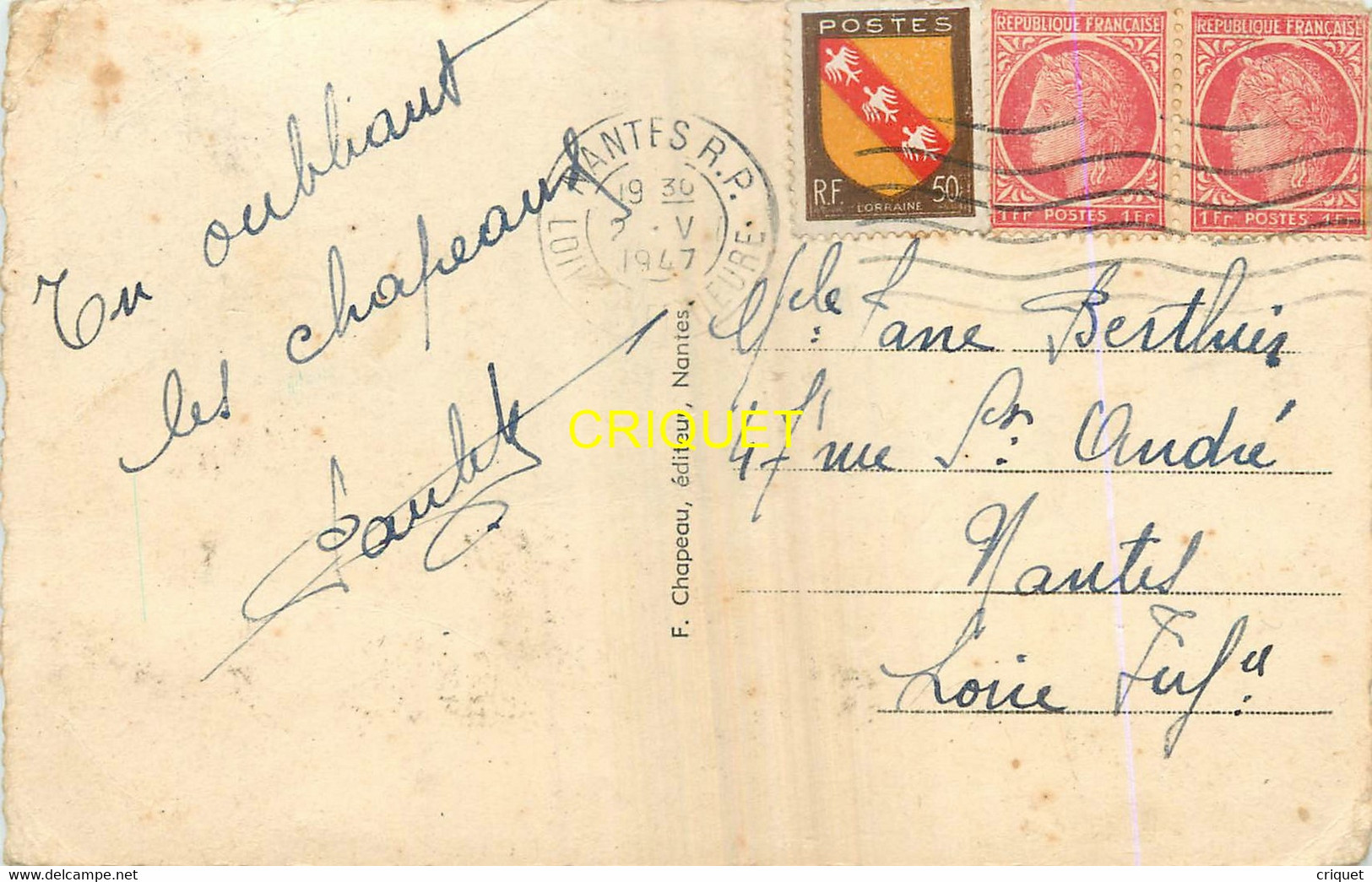 44 Orvault, Place De L'Eglise Et Rue Du Calvaire, Hotel Des Voyageurs, Charcuterie ... - Orvault