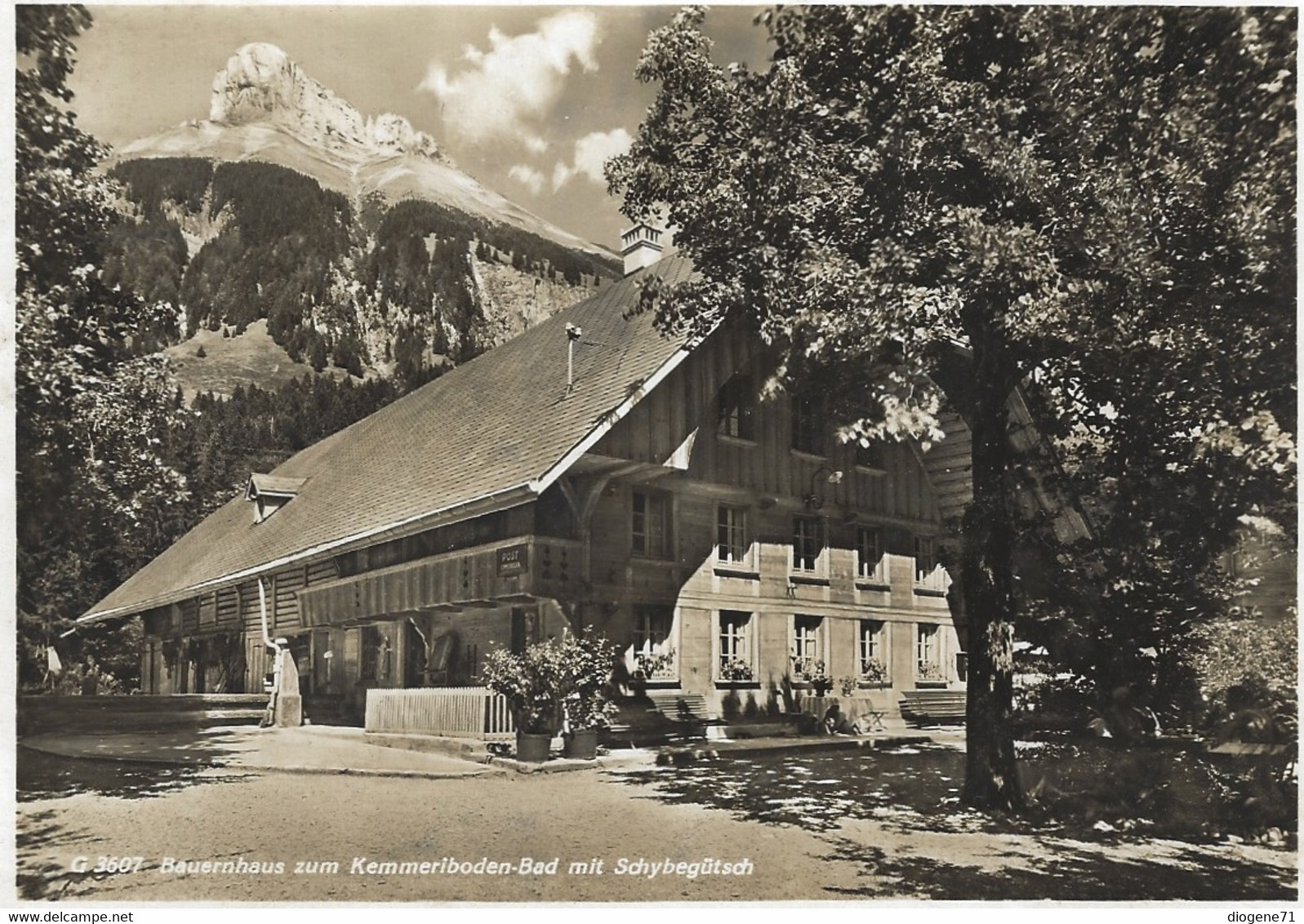 Bauernhaus Zum Kemmeriboden-Bad Mit Schybegütsch 1956 Schangnau - Schangnau
