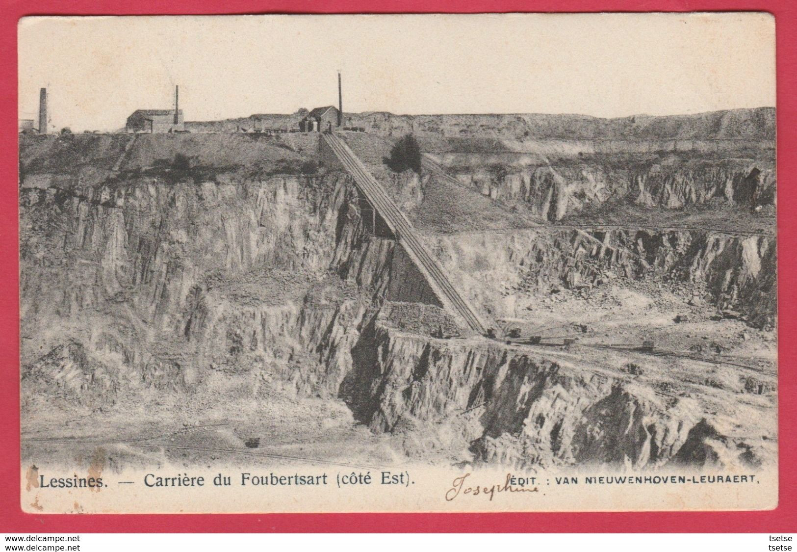 Lessines - Carrières Du Foubertsart ( Côté Est ) - 1902 (voir Verso ) - Lessen