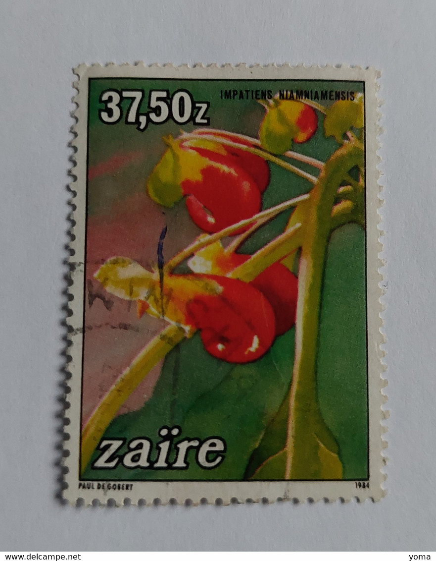 N° 1167       Fleur  -  Impatience De Zanzibar - Gebruikt
