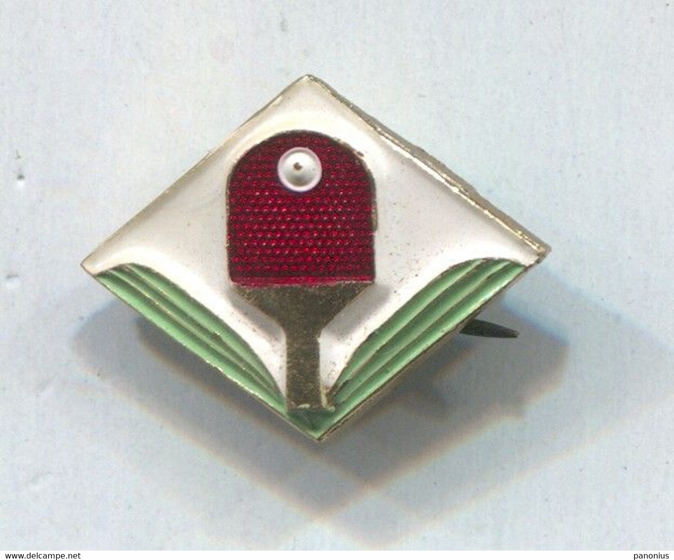 Table Tennis Tischtennis Ping Pong - China Federation Association, Vintage Pin  Badge Abzeichen - Tennis Tavolo