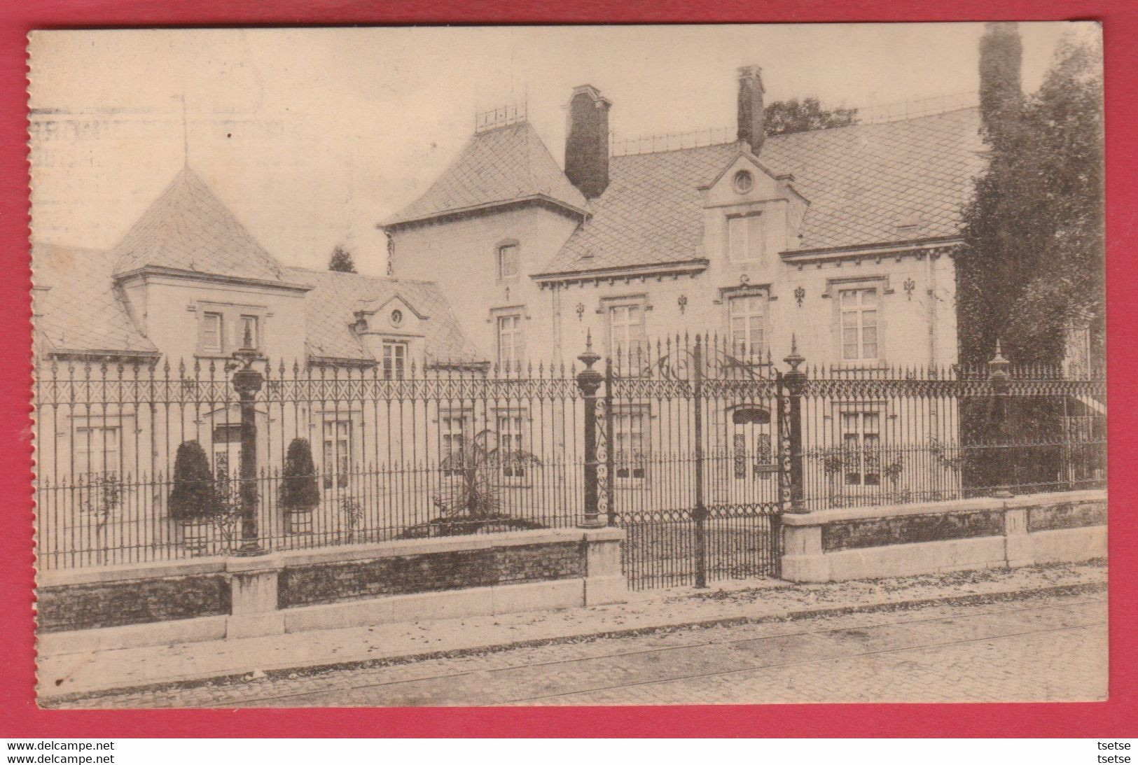Montigny-le-Tilleul - Le Château - Façade / Propriétaire : D. Baudewyns - 1929  ( Voir Verso ) - Montigny-le-Tilleul
