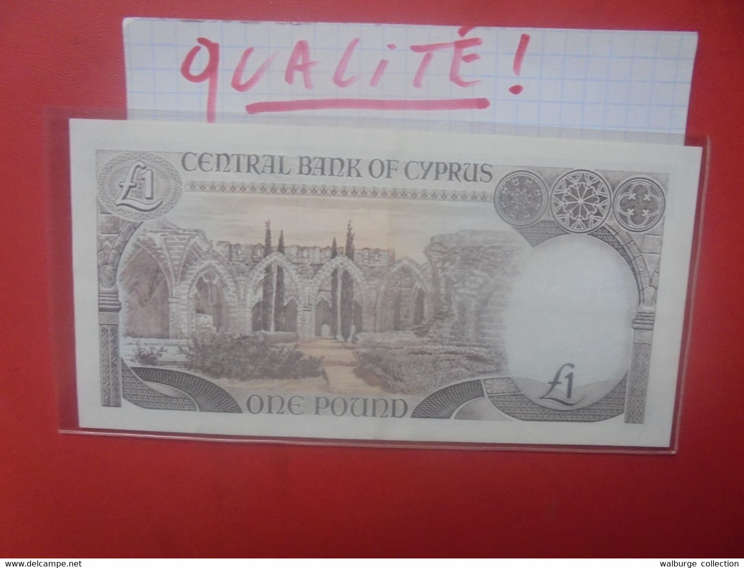 CHYPRE 1 POUND 1-2-1992 Peu Circuler BELLE QUALITE (B.28) - Cyprus