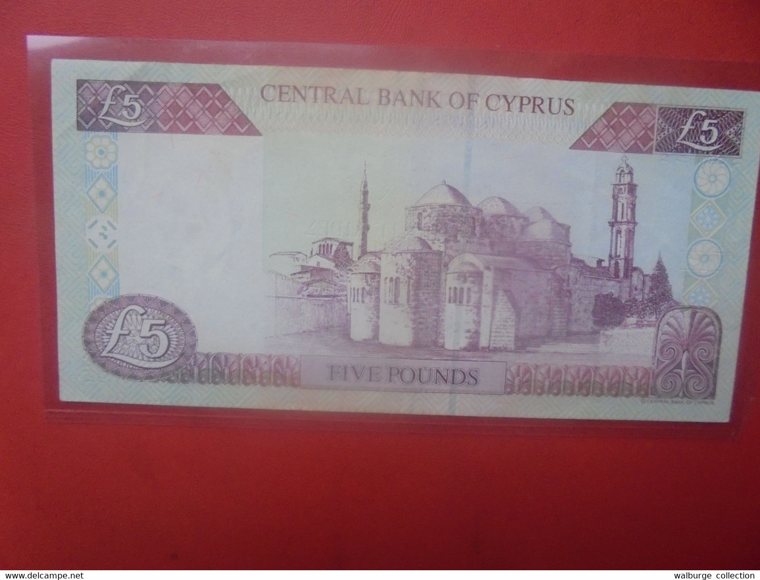 CHYPRE 5 POUNDS 1-2-1997 Circuler BELLE QUALITE (B.28) - Cyprus