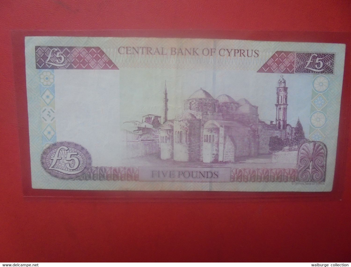CHYPRE 5 POUNDS 1-2-1997 Circuler BELLE QUALITE (B.28) - Cyprus