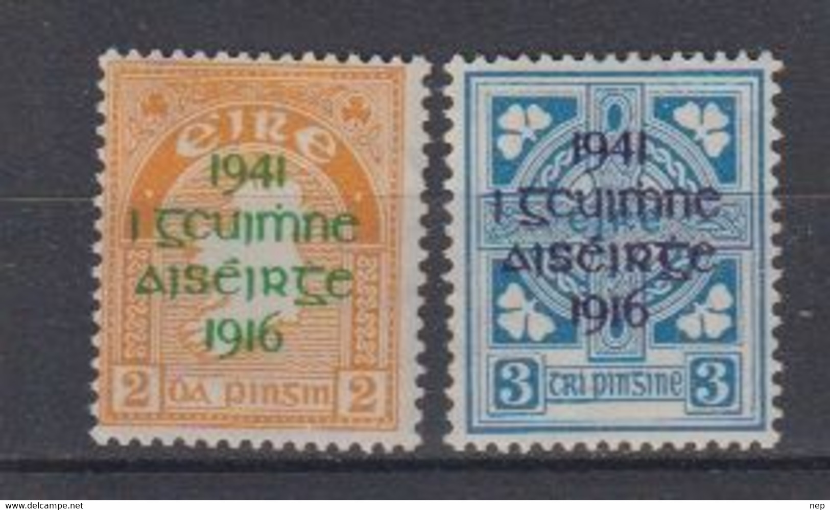 IERLAND - Michel - 1941 - Nr 83/84 (MOOI) - MH* - Unused Stamps