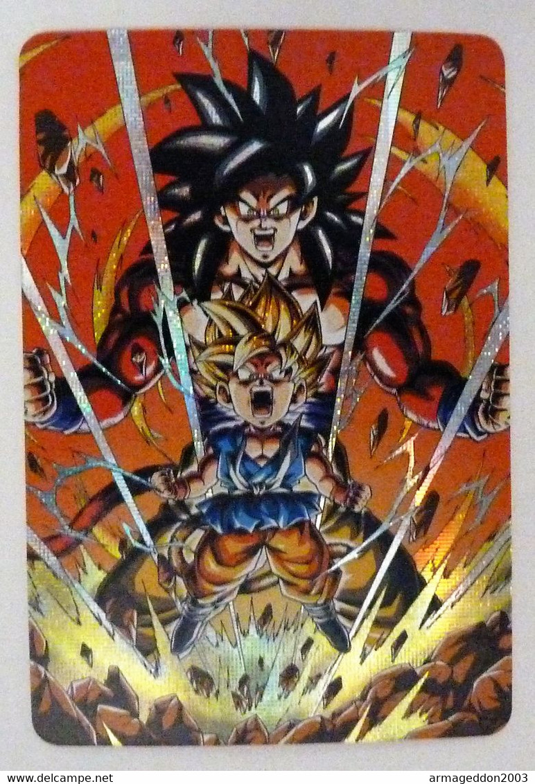 Carte Dragon Ball Z / DBZ / Fancard Custom PRISM HOLO MANGA Neuf N°50 - Dragonball Z