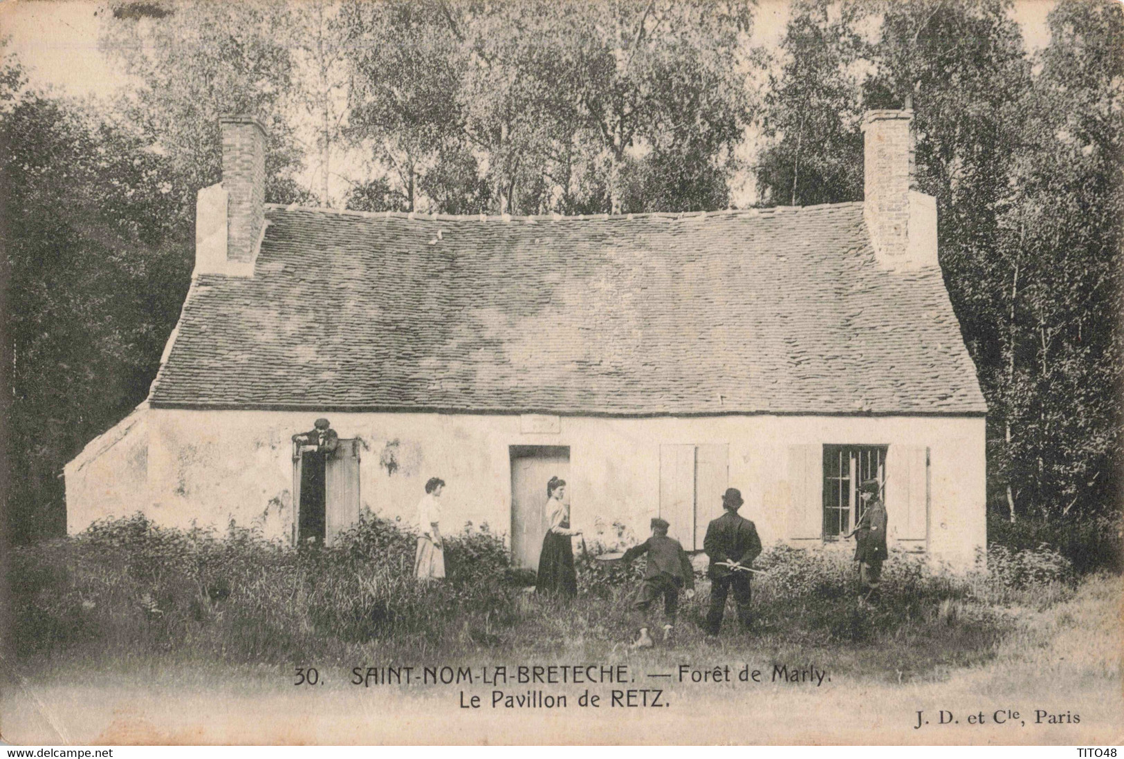 FRANCE - 78 YVELINES - SAINT-NOM-LA-BRETECHE - Le Pavillon De RETZ - Forêt De Marly - St. Nom La Breteche