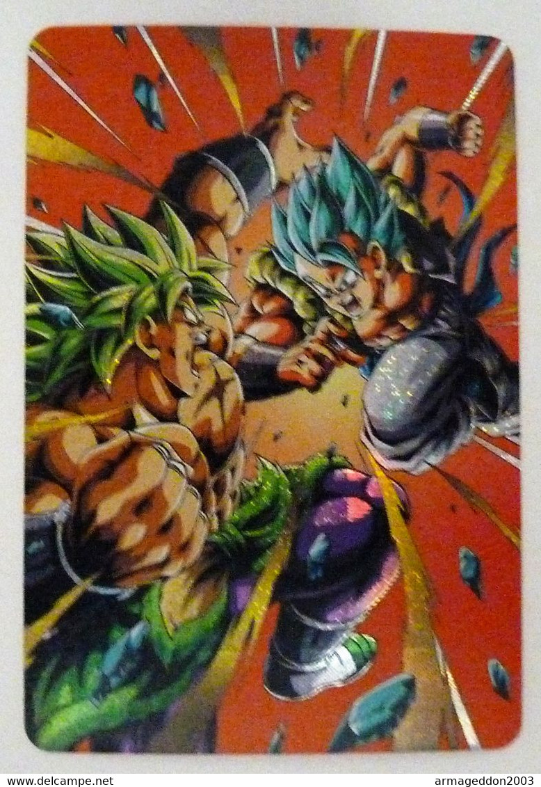 Carte Dragon Ball Z / DBZ / Fancard Custom PRISM HOLO MANGA Neuf N°54 - Dragonball Z