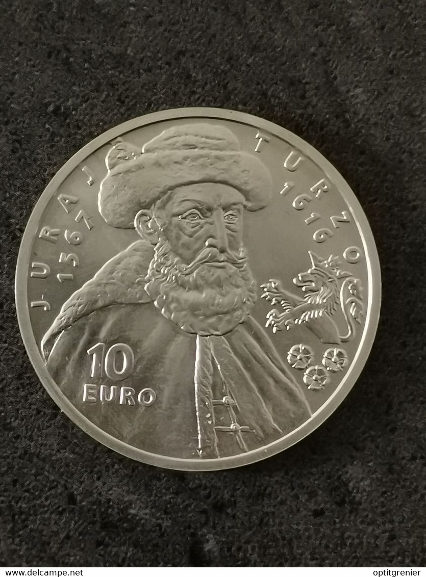 10 EURO ARGENT 2016 GYORGY THURZO SLOVAQUIE / SILVER EUROS - Slovakia