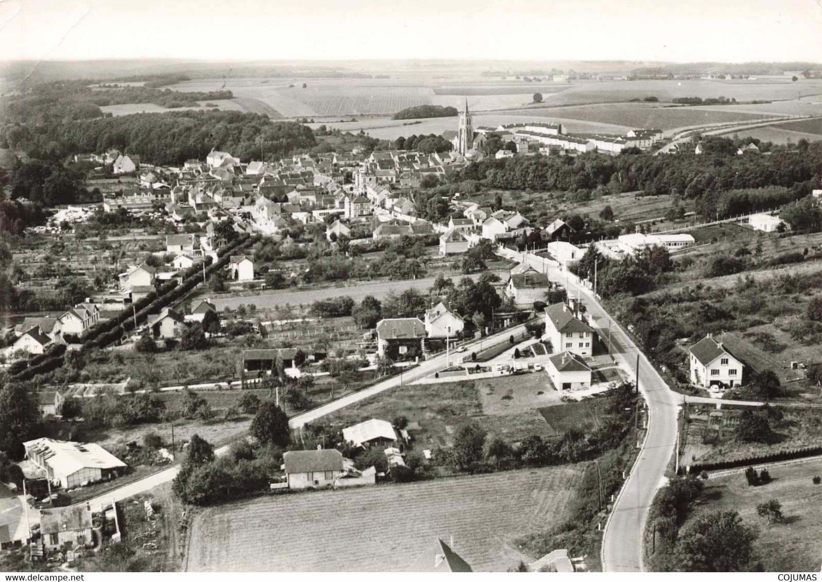 77 - LORREZ LE BOCAGE - S05687 - Vue Générale Aérienne - CPSM 15x10 Cm - L1 - Lorrez Le Bocage Preaux