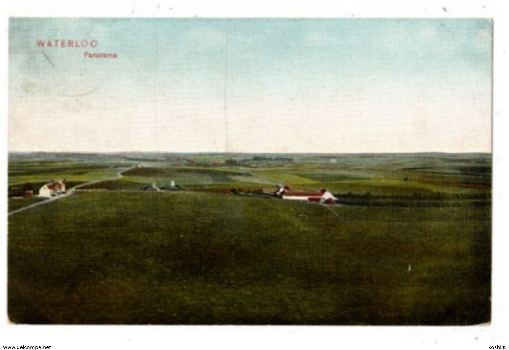 WATERLOO - Panorama - Envoyée En 1910 - édition : Hôtel Du Lion - Wlo 30 - 40379 - Waterloo