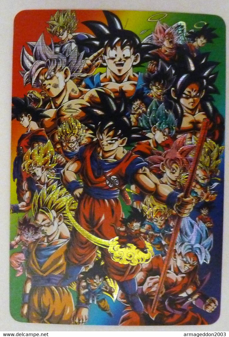 Carte Dragon Ball Z / DBZ / Fancard Custom PRISM HOLO MANGA Neuf N°72 - Dragonball Z