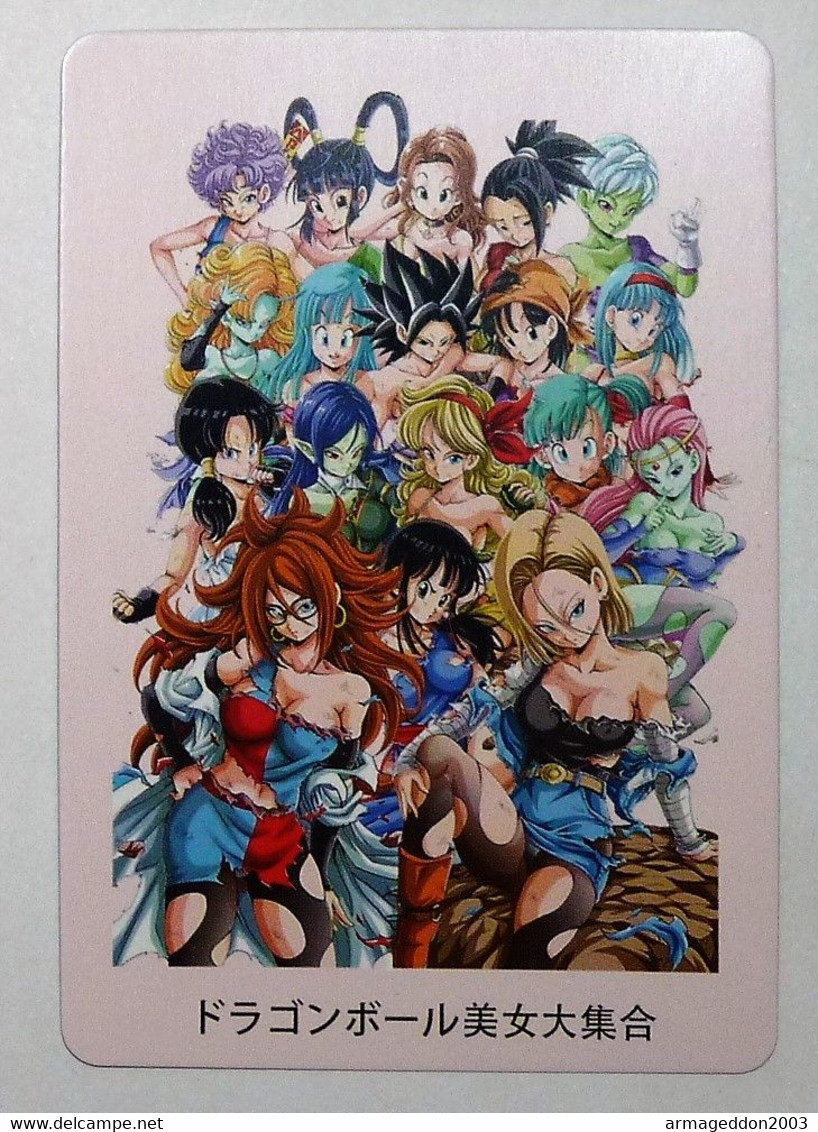 Carte Dragon Ball Z Fancard Custom PRISM HOLO MANGA PIN UP SEXY BEAUTY Neuve N°2 - Dragonball Z