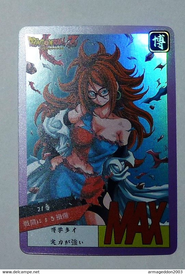 Carte Dragon Ball Z Fancard Custom PRISM HOLO MANGA PIN UP SEXY BEAUTY Neuve N°3 - Dragonball Z