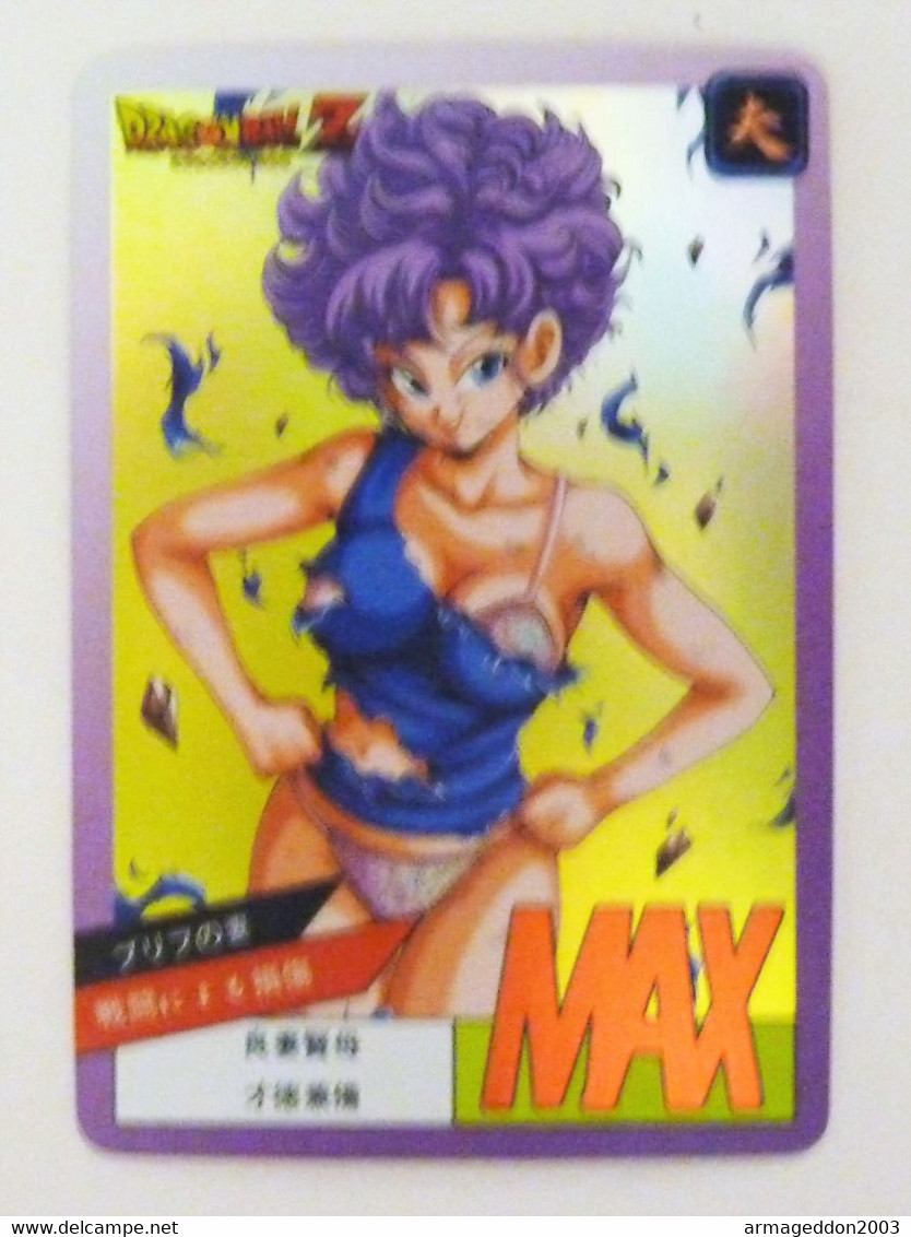 Carte Dragon Ball Z Fancard Custom PRISM HOLO MANGA PIN UP SEXY BEAUTY Neuve N°7 - Dragonball Z