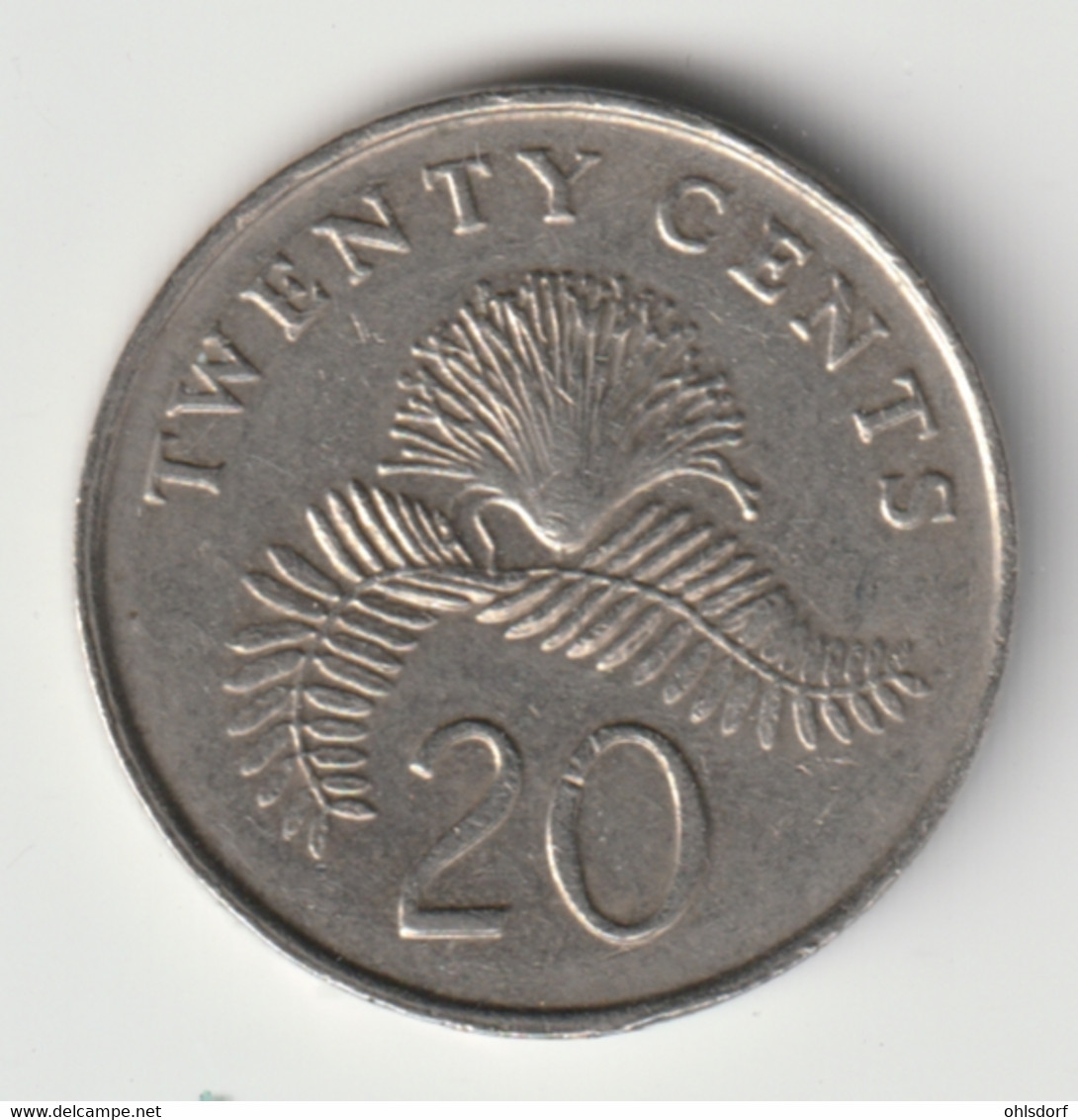 SINGAPORE 1993: 20 Cents, KM 101 - Singapour