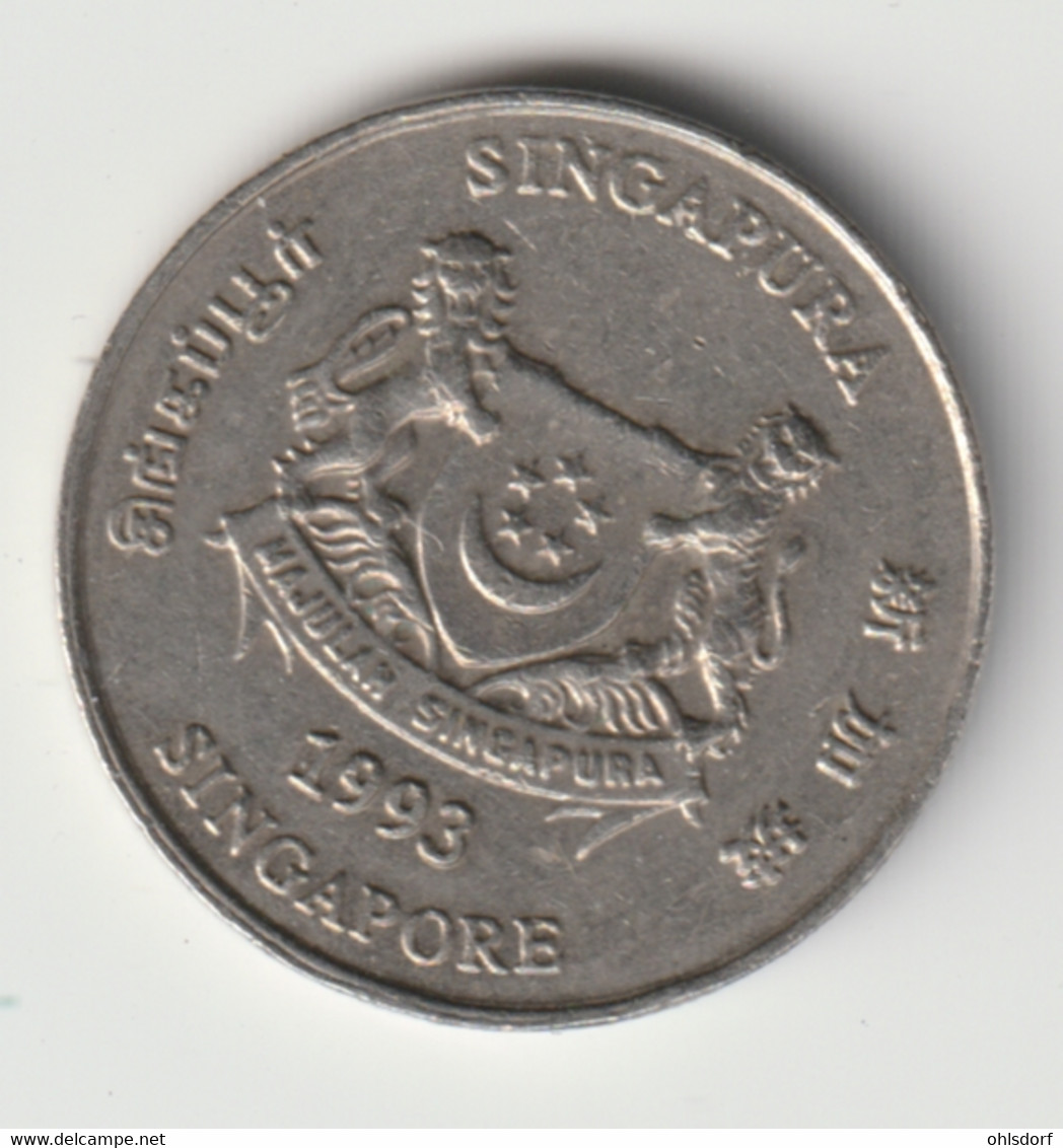 SINGAPORE 1993: 20 Cents, KM 101 - Singapour