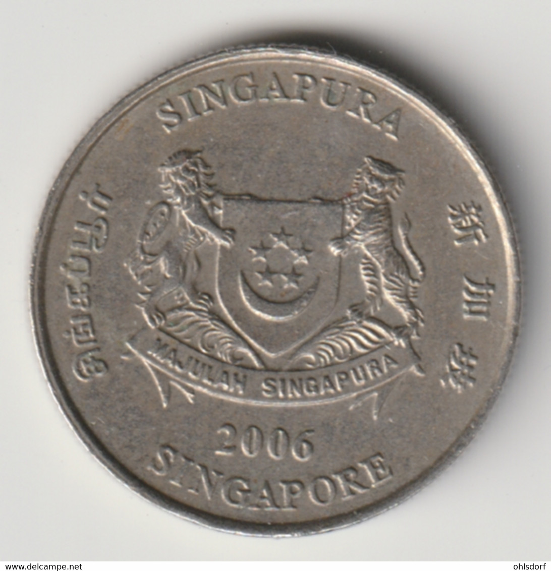 SINGAPORE 2006: 20 Cents, KM 101 - Singapour