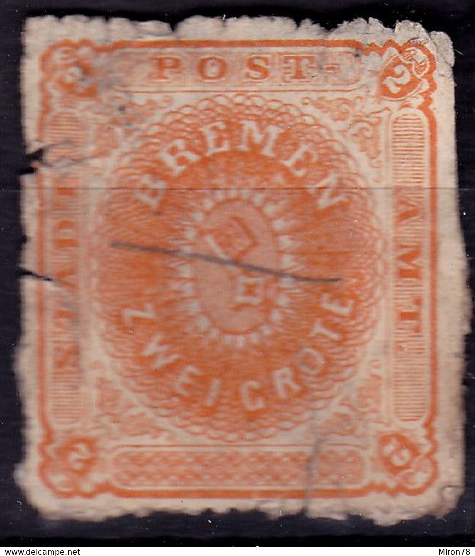 Stamp Bremen 1861-67 2gr Used - Brême